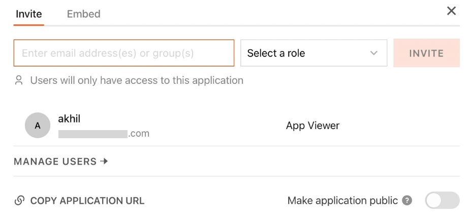 Display images on table row selection